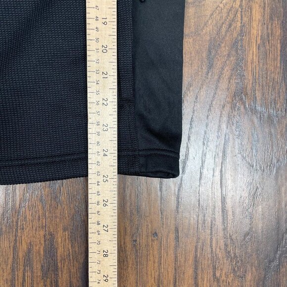 Spyder Sweater Small Ourbound 1/4-Zip Pullover Black Long Sleeve Men's - Picture 9 of 12